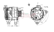Alternatore Xenergy 14V 70A – Peugeot – XAL10915AD