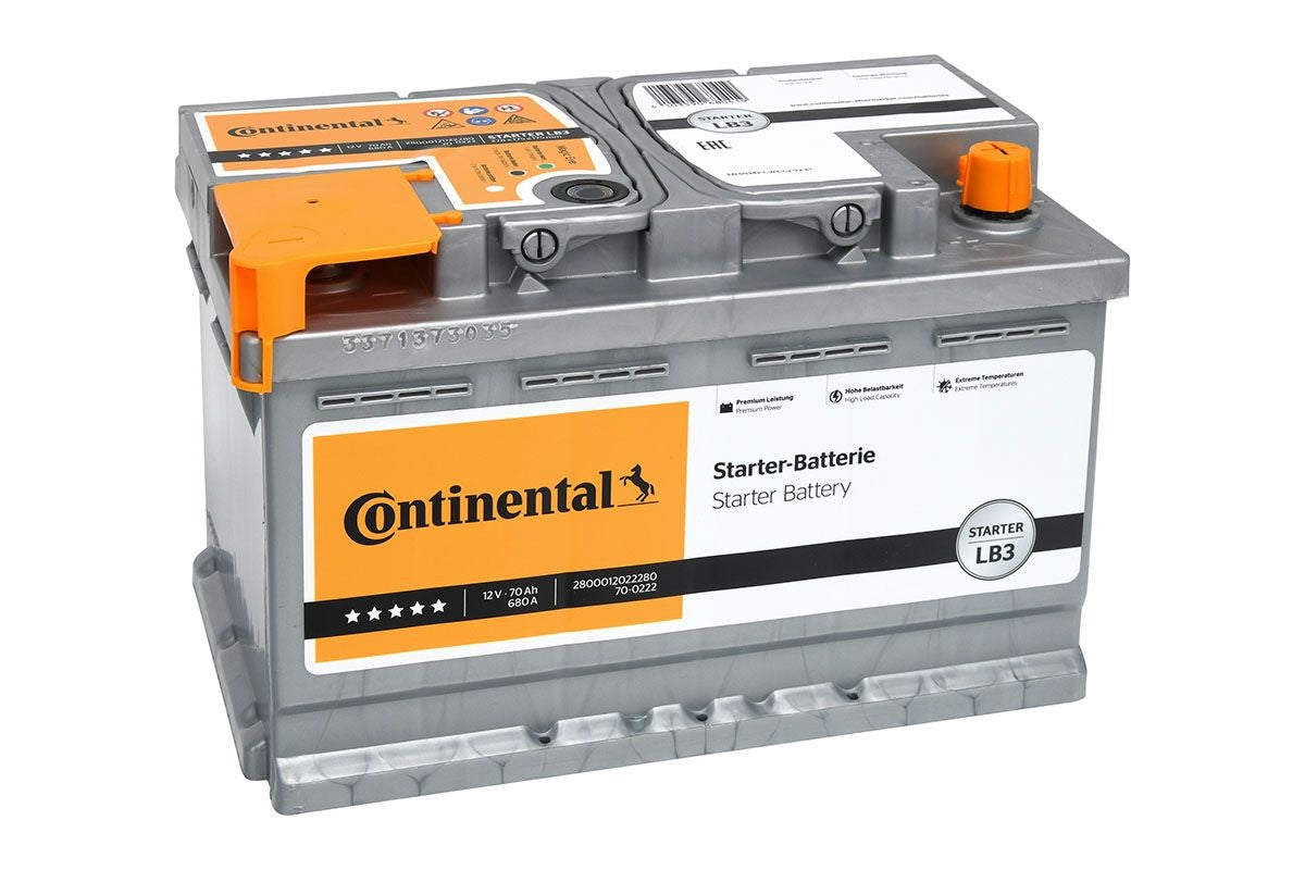 Batteria Auto Continental Starter 12V 70Ah 680A – 2800012022280