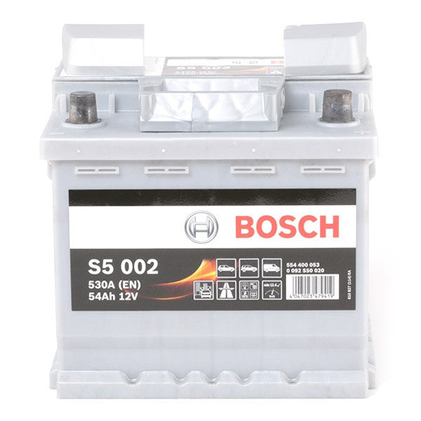 Batteria Auto Bosch S5 002 12V 54Ah 530A – 0 092 S50 020