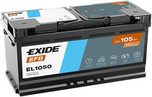 Batteria Auto Exide EFB 12V 105Ah 950A Start & Stop – EL1050