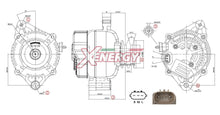Alternatore Xenergy 14V 80A – Toyota – XAL20740AD
