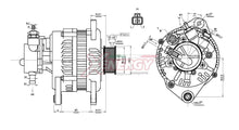 Alternatore Xenergy 14V 100A – Honda / Opel – XAL10220AD