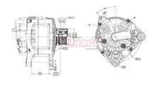 Alternatore Xenergy 14V 110A – Renault / Peugeot – XAL33615AD