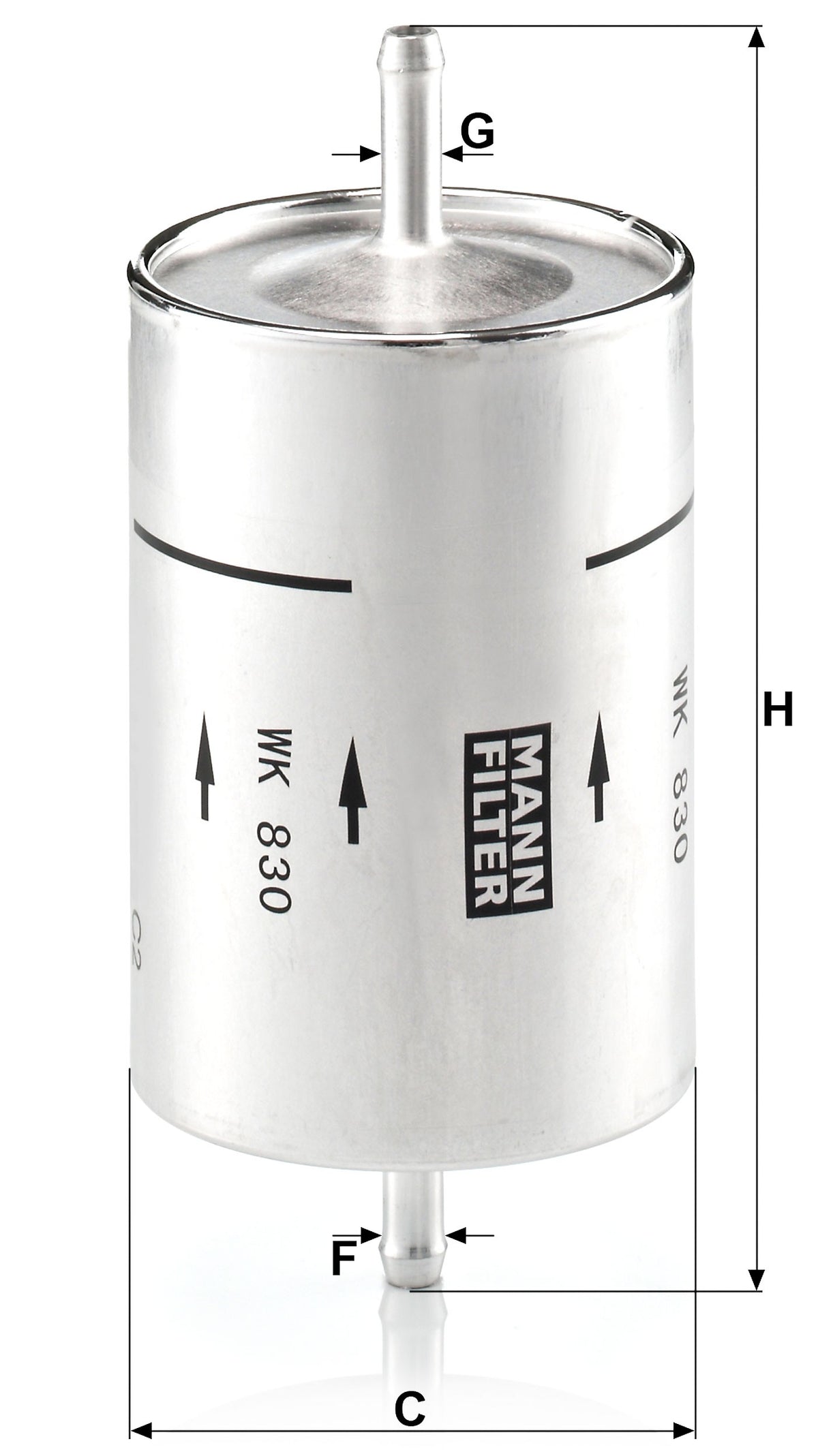 Filtro Carburante Mann-Filter WK 830 – BMW / Peugeot / Renault - foto 2
