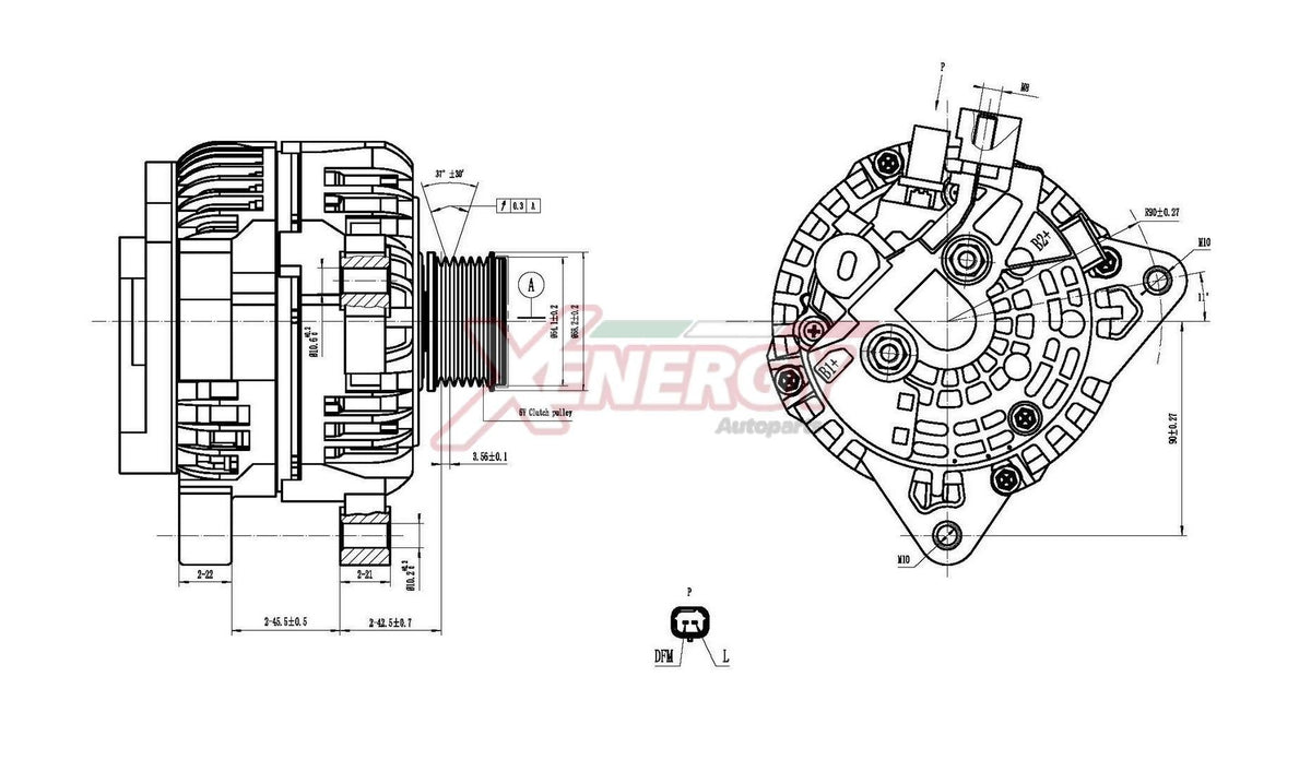 Alternatore Xenergy 14V 150A – Citroën – XAL10715AD