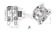 Alternatore Xenergy 14V 150A – Citroën – XAL10715AD