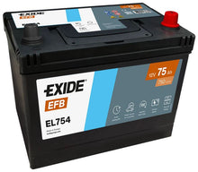 Batteria Auto Exide EFB 12V 75Ah 750A Start & Stop – EL754