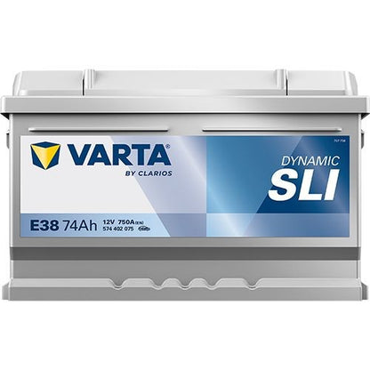 Batteria Auto Varta Dynamic SLI E38 12V 74Ah 750A – 574402075K262