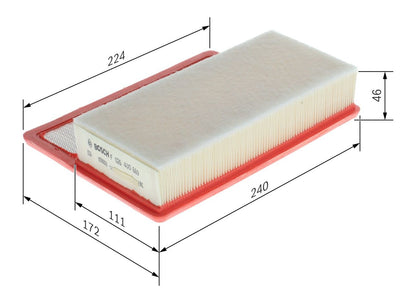 Filtro Aria Bosch F 026 400 680 – Fiat / Opel