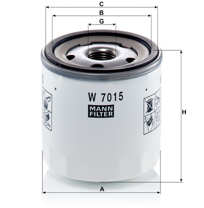 Filtro Olio Mann-Filter W 7015 – Ford / Volvo - foto 3