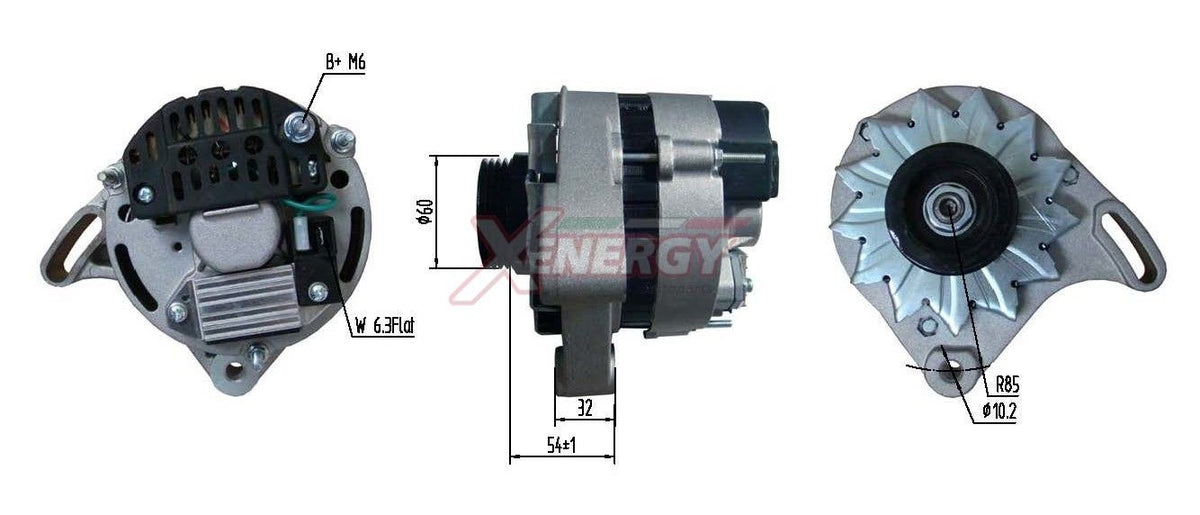 Alternatore Xenergy 14V 65A – Fiat / Lancia – XAL11730AD
