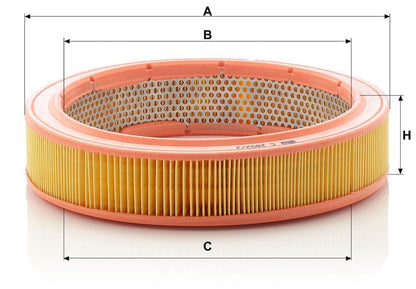 Filtro Aria Mann-Filter C 2852/2 – Audi / Volkswagen / Seat - foto 2
