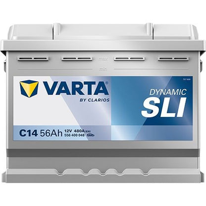 Batteria Auto Varta Dynamic SLI C14 12V 56Ah 480A – 556400048K262