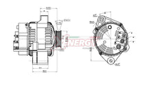 Alternatore Xenergy 14V 75A – Smart – XAL13230AD