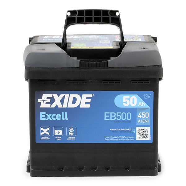 Batteria Auto Exide Excell 12V 50Ah 450A – EB500