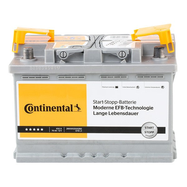 Batteria Auto Continental Start-Stop 12V 70Ah 650A – 2800012001280