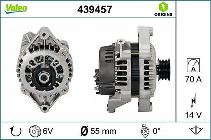 Alternatore Valeo 14V 70A – Opel – 439457