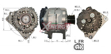 Alternatore Xenergy 14V 90A – Volkswagen / SEAT – XAL22910AD