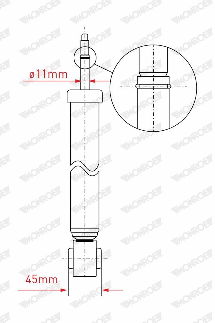 Ammortizzatore Posteriore Monroe G1220 – Volkswagen