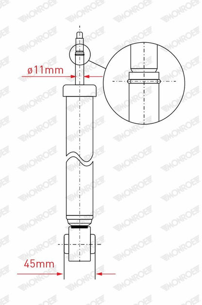 Ammortizzatore Posteriore Monroe G1220 – Volkswagen