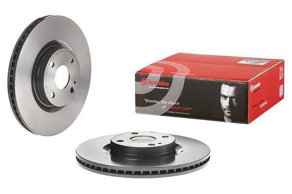 Coppia Dischi Freno Anteriori Brembo 09.D307.11 Ø 280 mm – Fiat