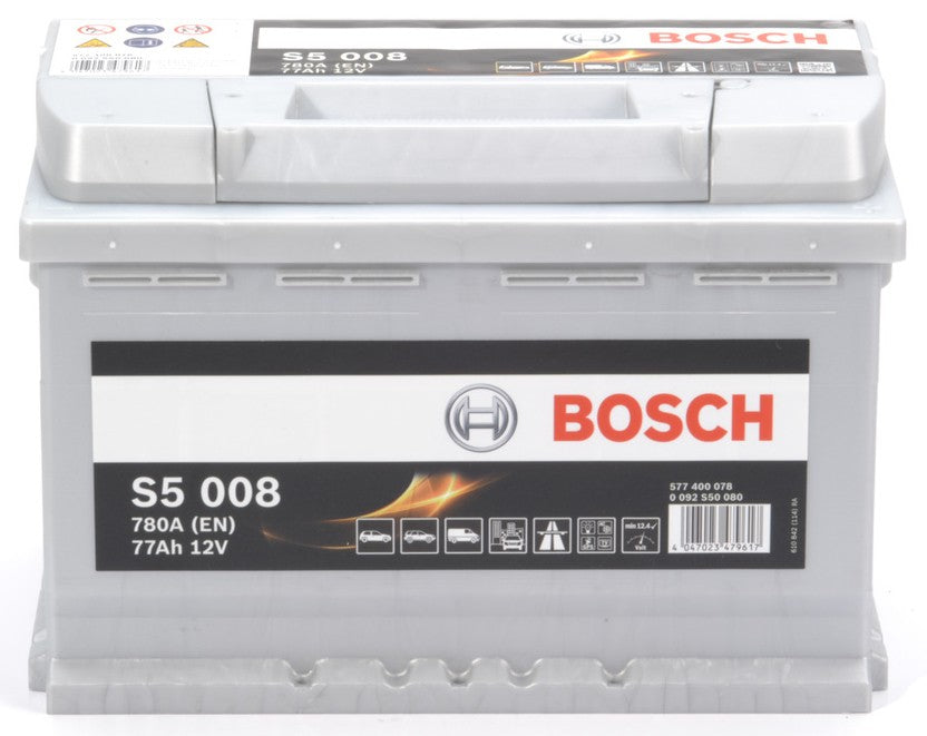 Batteria Auto Bosch S5 008 12V 77Ah 780A – 0 092 S50 080