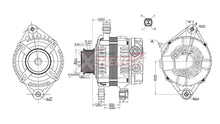 Alternatore Xenergy 14V 100A – Toyota – XAL20640AD