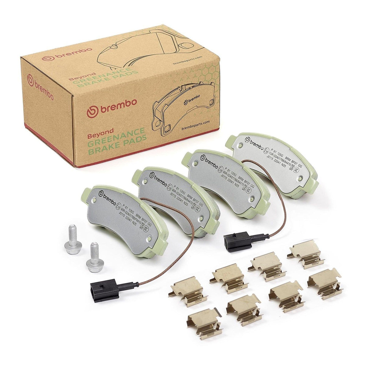 Kit Pastiglie Freno Brembo P 61 125G – Fiat / Peugeot / Citroën