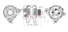 Alternatore Xenergy 14V 150A – Volvo / Ford – XAL19540AD