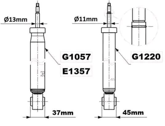 Ammortizzatore Posteriore Monroe G1220 – Volkswagen