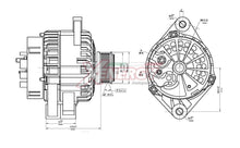 Alternatore Xenergy 14V 120A – Opel / Alfa Romeo – XAL18030AD