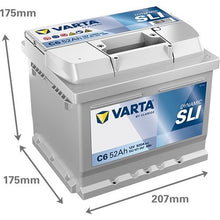 Batteria Auto Varta Dynamic SLI C6 12V 52Ah 520A – 552401052K262