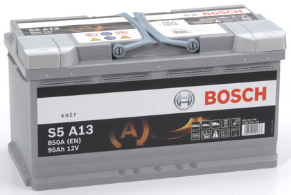 Batteria Auto Bosch S5 A13 AGM 12V 95Ah 850A Start & Stop – 0 092 S5A 130