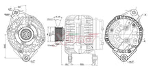 Alternatore Xenergy 14V 140A – Fiat / Iveco / UAZ – XAL13210AD