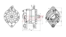 Alternatore Xenergy 14V 65A – Fiat / Iveco / Alfa Romeo – XAL12021AD