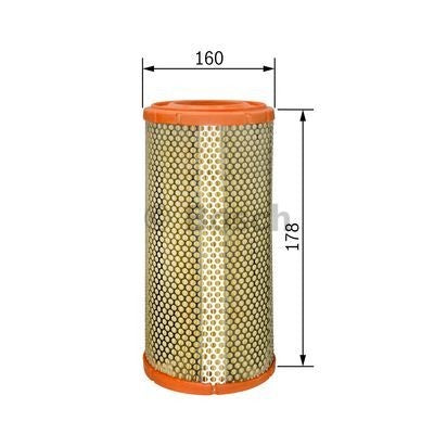 Filtro Aria Bosch 1 457 432 138 – Fiat / Citroën