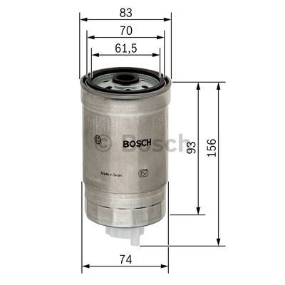 Filtro Carburante Bosch 1 457 434 106 – Fiat / Opel / Volkswagen