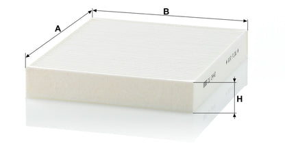 Filtro Abitacolo Mann-Filter CU 2442 – Opel / Chevrolet - foto 3