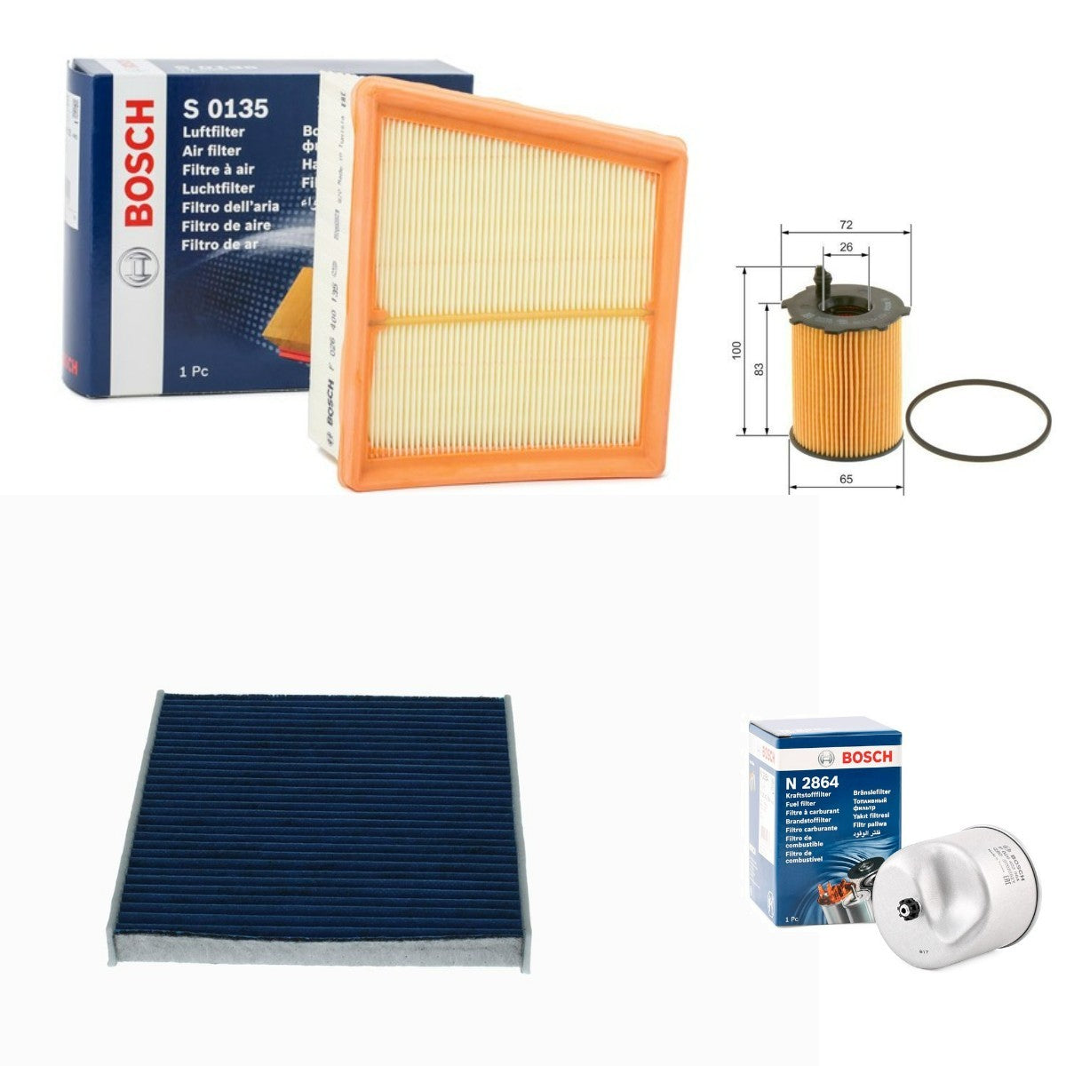 Kit Filtri Bosch BSH4055N0181 – Ford