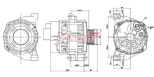 Alternatore Xenergy 14V 120A – Fiat / Lancia / Alfa Romeo – XAL37240AD