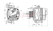 Alternatore Xenergy 14V 120A – Alfa Romeo / Lancia / Fiat – XAL22030AD