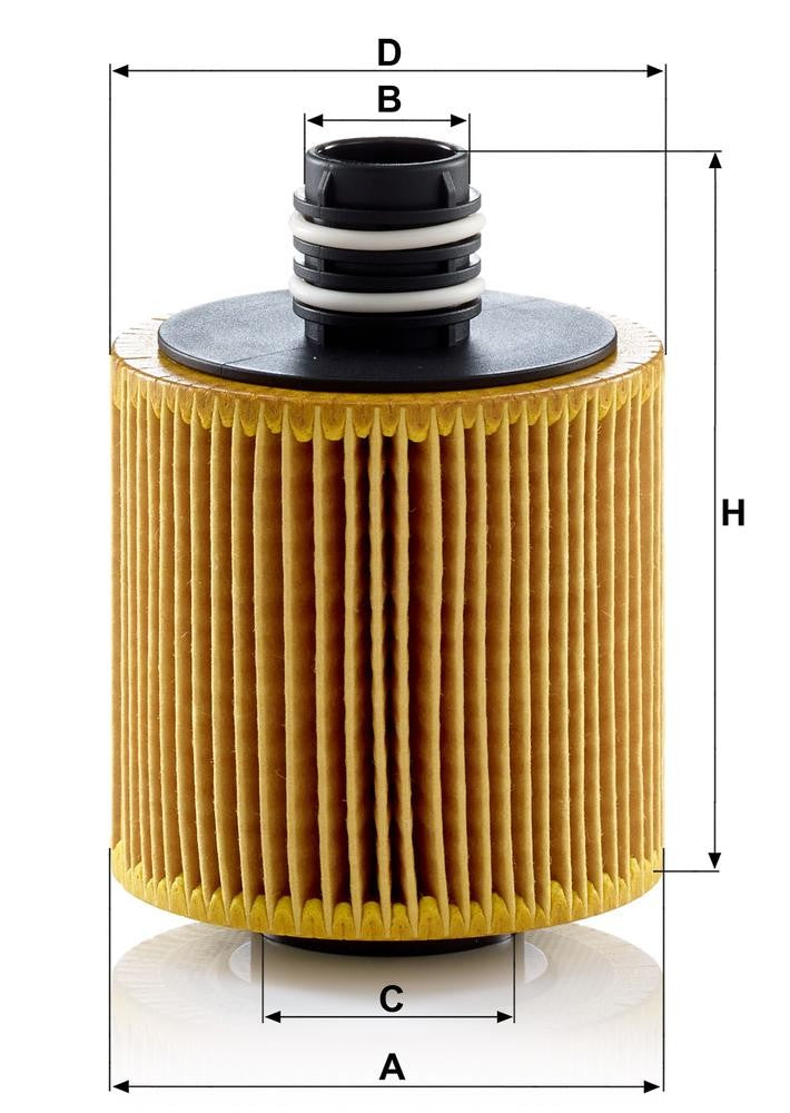 Filtro Olio Mann-Filter HU 8006 z – Fiat / Jeep / Alfa Romeo - foto 3