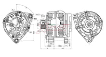 Alternatore Xenergy 14V 100A – Opel – XAL10312AD