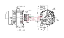 Alternatore Xenergy 14V 120A – Alfa Romeo / Lancia / Fiat – XAL17530AD