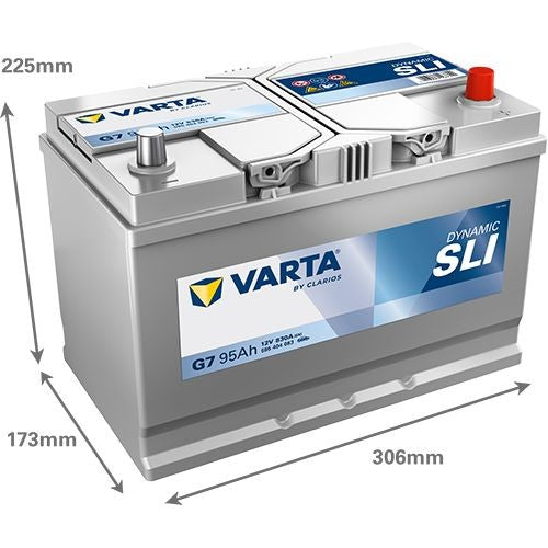 Batteria Auto Varta JIS G7 12V 95Ah 830A – 595404083K262