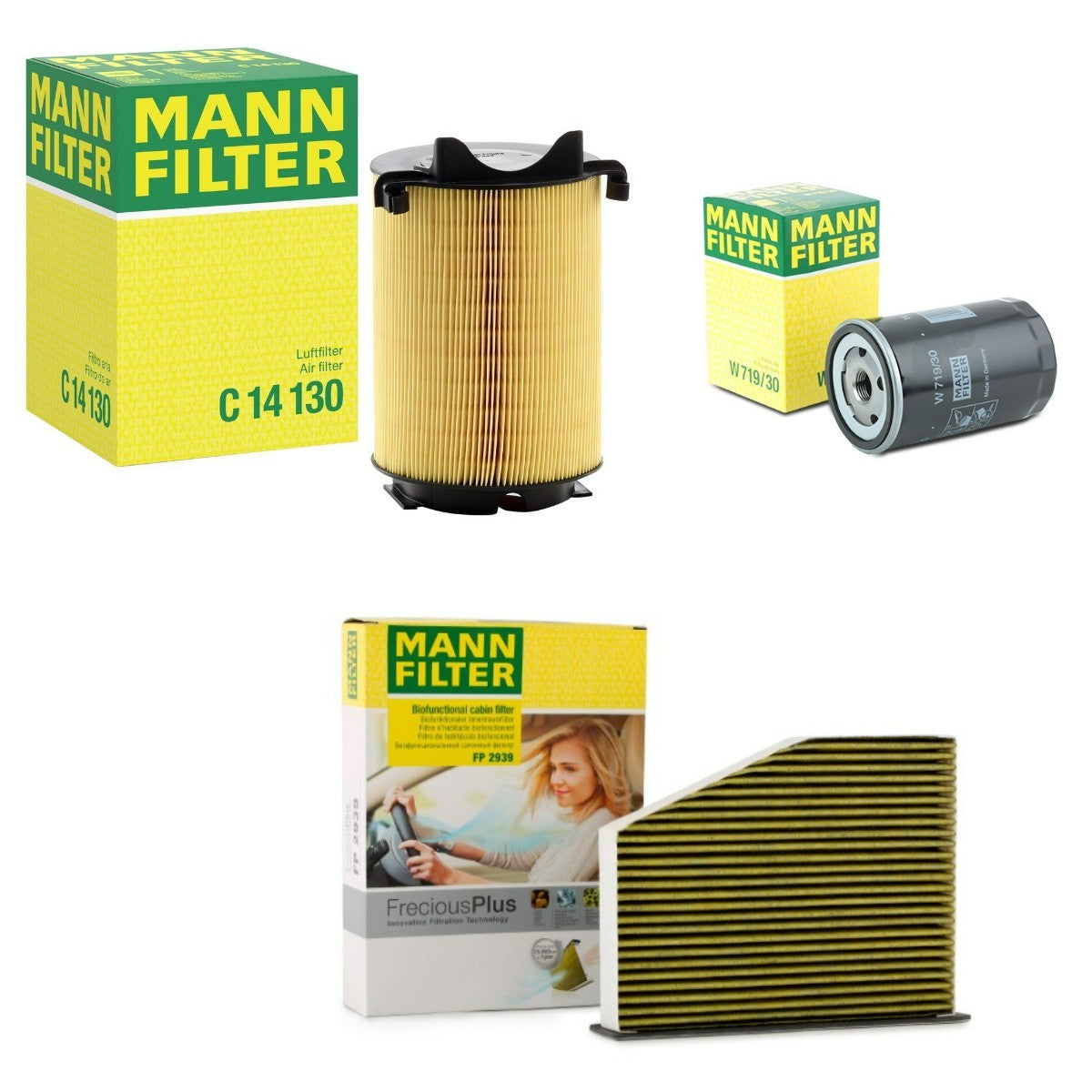 Kit Filtri Mann-Filter MNF4055N0006 – Seat / Volkswagen / Audi / Skoda