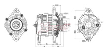 Alternatore Xenergy 14V 65A – Chevrolet – XAL11246AD