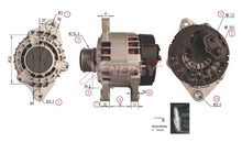 Alternatore Xenergy 14V 120A – Alfa Romeo / Fiat – XAL10430AD